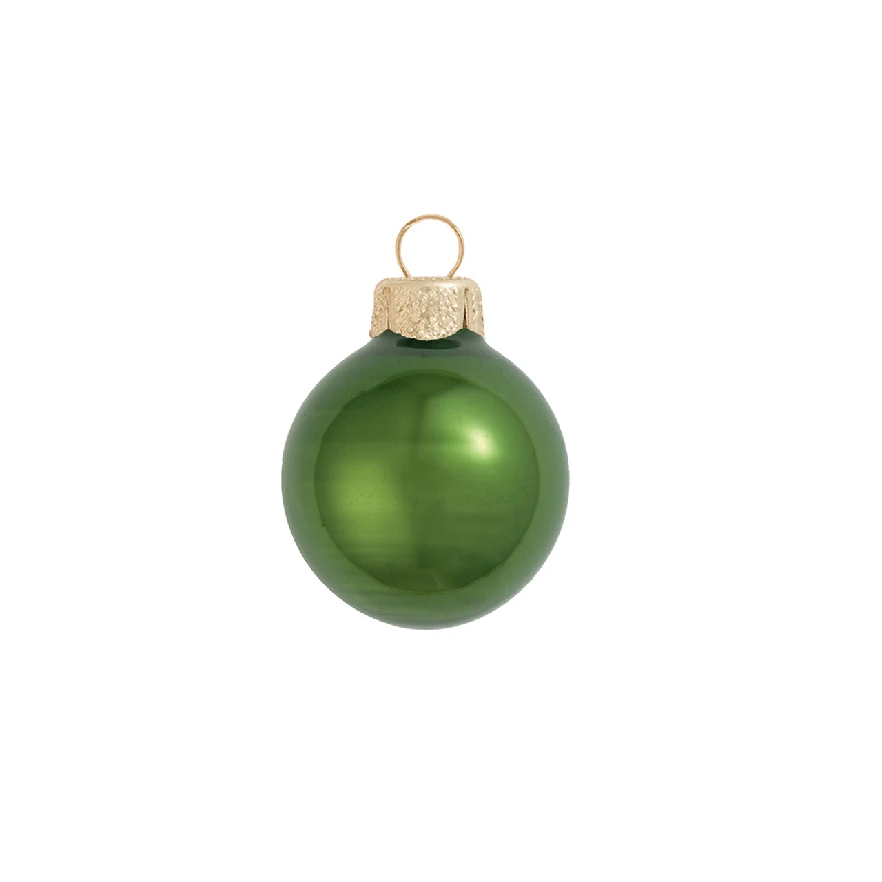 40ct Green Pearl Glass Christmas Ball Ornaments 1.5" (38mm) 3 40ct Green Pearl Glass Christmas Ball Ornaments 1.5" (38mm)