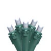 50ct Pure White LED Wide Angle Christmas Lights, Green Wire -Optimal Christmas Shop brite20star2039 321 00 15280.1667535345