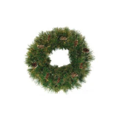 24"Unlit Yorkville Pine Artificial Christmas Wreath