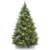 6.5 Ft. Carolina Pine Tree With Clear Lights -Optimal Christmas Shop cap3 306 65 89198.1667656841
