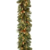 9' Pre-Lit Carolina Pine Artificial Christmas Garland - Battery Operated Clear LED Lights -Optimal Christmas Shop cap3 306 9a b1 37423.1667536253