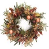 24" Red And Bronze Berry Pine Cone And Ball Ornament Artificial Christmas Wreath - Unlit -Optimal Christmas Shop caxdndpufninwbe5ubmnyr1xf8qasl74 85076.1667536476