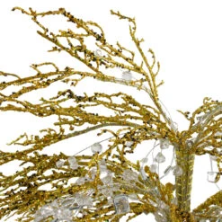 3.75" Gold Crystallized Glitter Potted Artificial Christmas Tree - Unlit -Optimal Christmas Shop cmi 14500 3 87129.1667664451