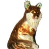 4" Red Fox Hand Blown Glass Hanging Figurine Ornament -Optimal Christmas Shop cobaned387 84619.1687908298