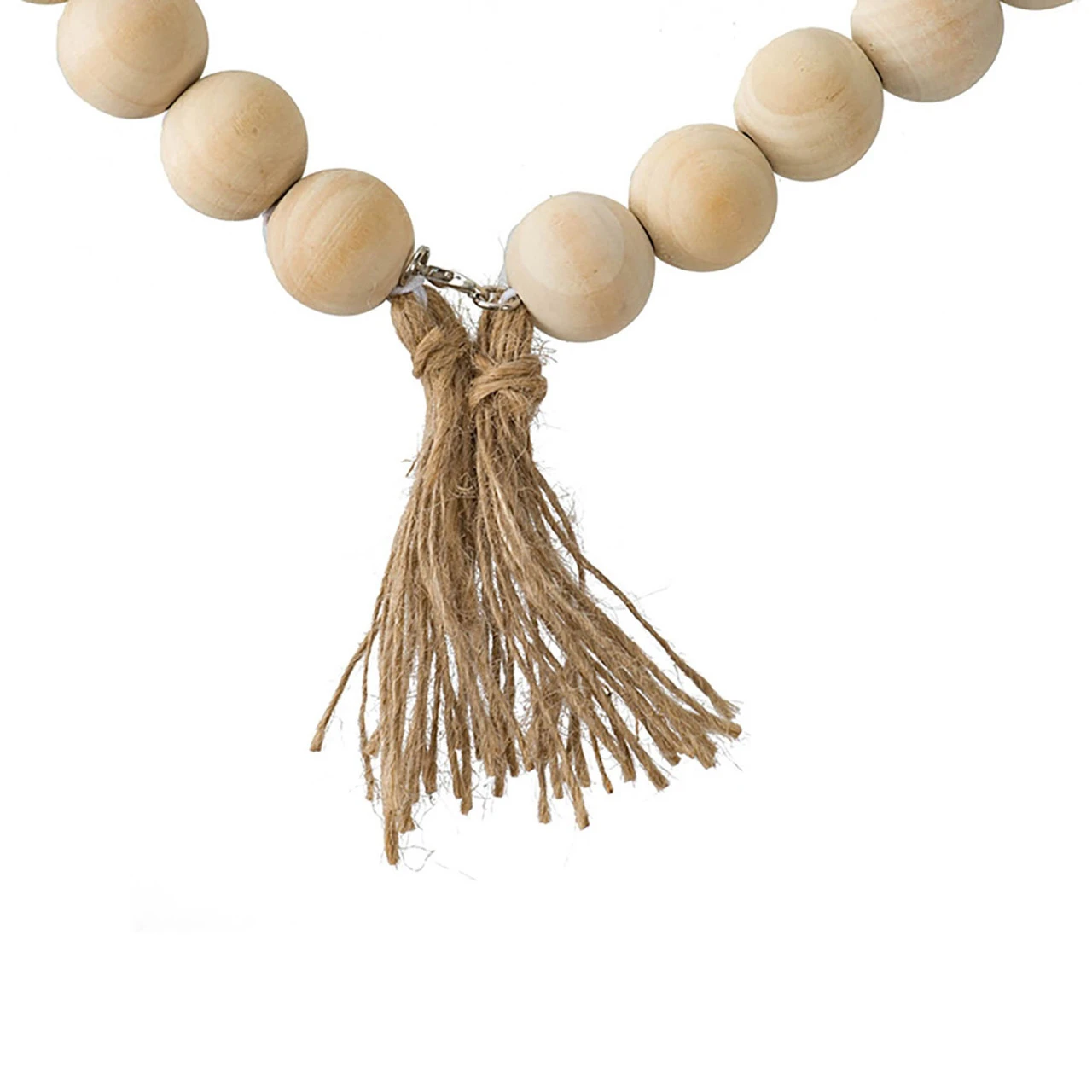 3.4' X 1.6" Pine Sphere Beads With Tassels Artificial Garland - Unlit 5 3.4' X 1.6" Pine Sphere Beads With Tassels Artificial Garland - Unlit - Image 3