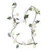 116.75" Green And White Artificial Flower Vine Garland With Leaves -Optimal Christmas Shop dabhg f29405 16479.1667659415