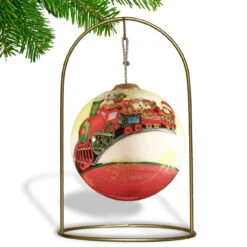 4" Baby's First Christmas Teddy Bear Glass Ball Hanging Ornament -Optimal Christmas Shop dacf 1812028 5 56087.1667620397
