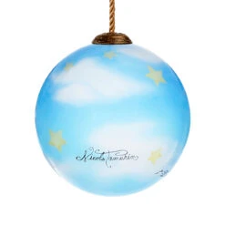 3” Blue And White Little Boy Hand Painted Mouth Blown Glass Hanging Christmas Ornament -Optimal Christmas Shop dacf 1911087 3 22799.1667528325