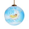 3” Blue And White Little Boy Hand Painted Mouth Blown Glass Hanging Christmas Ornament -Optimal Christmas Shop dacf 1911087 84797.1667528324
