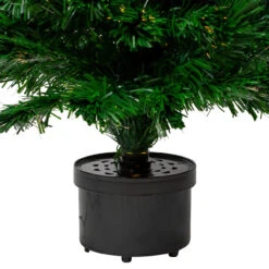 3' Pre-Lit Potted Medium Artificial Christmas Tree With Candles - Multi Color Lights -Optimal Christmas Shop dak 0105 90 3 05086.1667657937