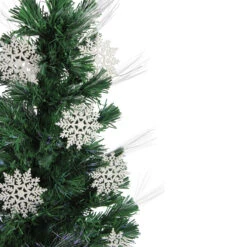 3' Pre-Lit Fiber Optic Artificial Christmas Tree With White Snowflakes - Multi-Color Lights 8 3' Pre-Lit Fiber Optic Artificial Christmas Tree With White Snowflakes - Multi-Color Lights -Optimal Christmas Shop dak gd51090 1 29215.1667662794