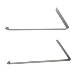 Set Of 2 Silver Outdoor Wreath Siding Hooks 4.25" -Optimal Christmas Shop darice vsh 36 2 84366.1667577940