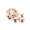 3.25" White, Brown, And Red Handcrafted Chip Box Rabbit Couple Dregeno Easter Ornament -Optimal Christmas Shop dati 224 323b20202020 11742.1667664908