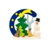2.75" Blue, Green, And Yellow Handcrafted Snowman With Bunnies Graupner Ornament 2 2.75" Blue, Green, And Yellow Handcrafted Snowman With Bunnies Graupner Ornament -Optimal Christmas Shop dati 44142020202020202020 05041.1667666716