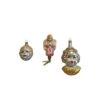 Set Of 3 Silver, Pink, And Gold Handcrafted Assorted Glass Angels Nostalgie Ornaments, 4.5" 2 Set Of 3 Silver, Pink, And Gold Handcrafted Assorted Glass Angels Nostalgie Ornaments, 4.5" -Optimal Christmas Shop dati zux1120202020202020 61119.1667535876