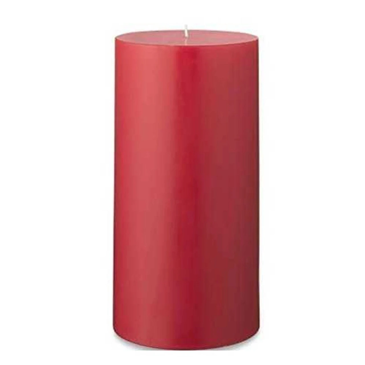 4" Red Christmas Handmade Pillar Candle 3 4" Red Christmas Handmade Pillar Candle