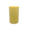 4.5" Golden Yellow Organic Beeswax Pillar Candle -Optimal Christmas Shop dbno 89 1 69166.1677827557