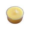 Pack Of 20 Yellow And Silver Organic Handmade Tealight Tin Cup Candles -Optimal Christmas Shop dbno bc164 02050.1677827595
