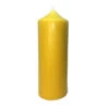 Set Of 3 Golden Yellow Organic Beeswax Pillar Candles 7.25" -Optimal Christmas Shop dbno pi68 22833.1677827511