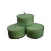 Club Pack Of 12 Green Organic Scented Tealight Candles 6" -Optimal Christmas Shop dbno st12 62129.1677827502