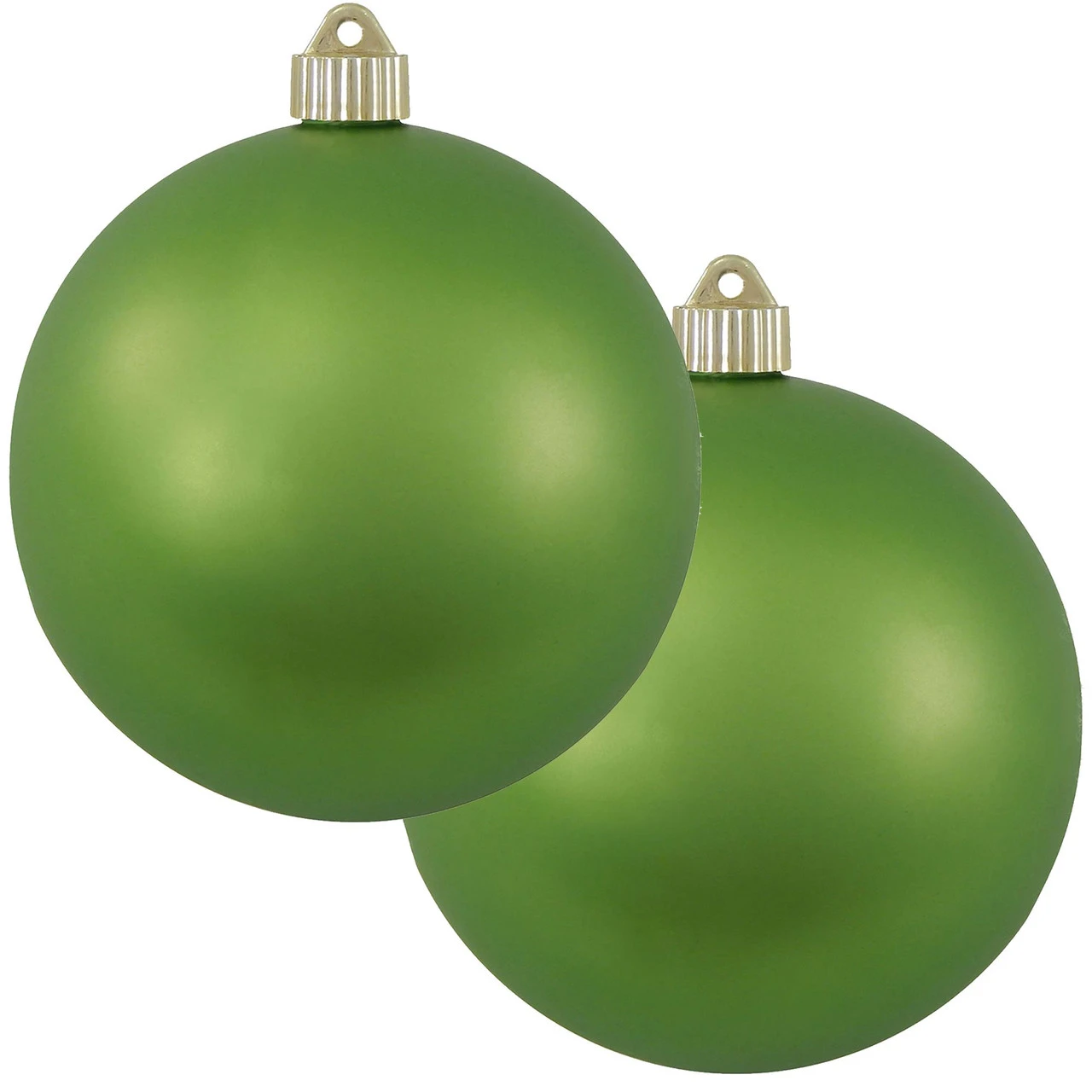 2ct Krypton Green Shatterproof Christmas Ball Ornament6" (150mm) 3 2ct Krypton Green Shatterproof Christmas Ball Ornament6" (150mm)