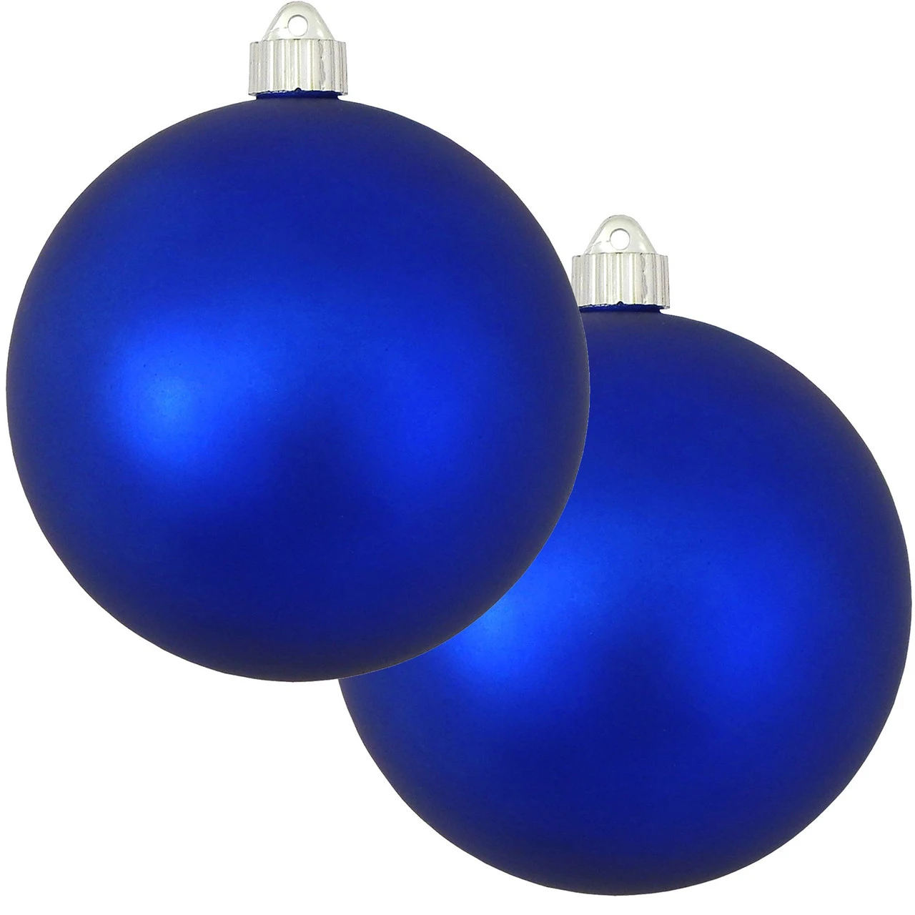 2ct Regal Blue Shatterproof Christmas Ball Ornament6" (150mm) 3 2ct Regal Blue Shatterproof Christmas Ball Ornament6" (150mm)