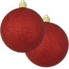 2ct Red Shatterproof Christmas Ball Ornament6" (150mm) -Optimal Christmas Shop dcki kbx04749 17141.1667602044