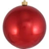Blood Red Shatterproof Shiny Christmas Ball Ornament 8" (200mm) -Optimal Christmas Shop dcki kbx14005 1 62774.1667670993