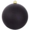 Onyx Black Shatterproof Matte Christmas Ball Ornament 8" (200mm) -Optimal Christmas Shop dcki kbx26001 1 61899.1667561931