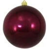 Merlot Red Shatterproof Shiny Christmas Ball Ornament 8" (200mm) -Optimal Christmas Shop dcki kbx26008 1 33670.1667561935