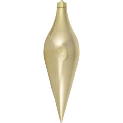 Gold Shatterproof Christmas Long Drop Ornament 12.5" (320mm)