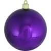 4ct Vivacious Purple Shatterproof Shiny Finish Christmas Ball Ornaments 4.75" (120mm) -Optimal Christmas Shop dcki kbx50345 4 1 31569.1667561627