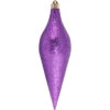 Purple Long Drop Shatterproof Glitter Christmas Ornament 12.5" (320mm) -Optimal Christmas Shop dcki kbx50659 1 41410.1667561614
