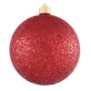 2ct Red Shatterproof Glitter Christmas Ball Ornaments 6" (150mm) -Optimal Christmas Shop dcki kbx52461 2 1 52718.1667578483