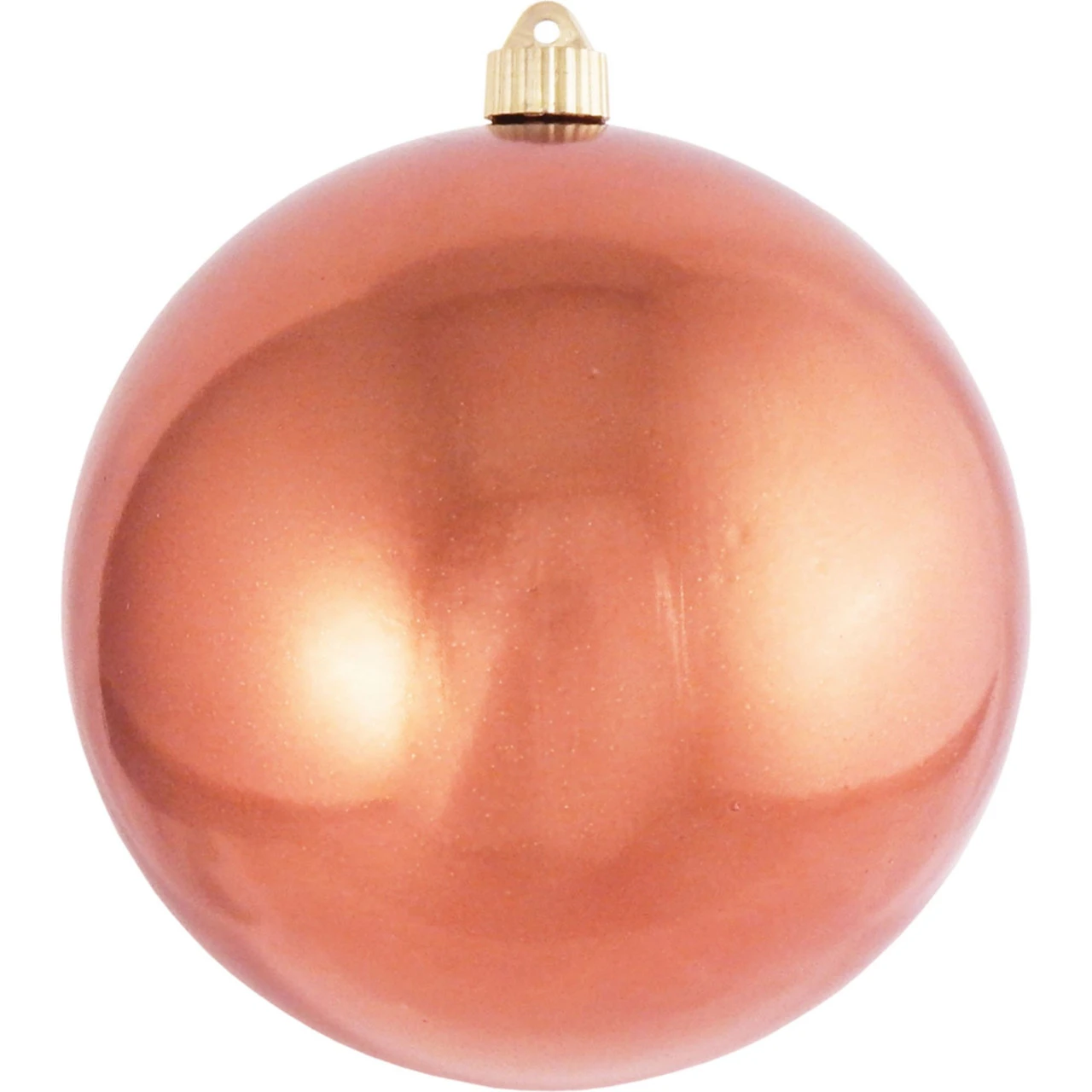 Shiny Brown Shatterproof Christmas Ball Ornament 8" (200mm) 3 Shiny Brown Shatterproof Christmas Ball Ornament 8" (200mm)