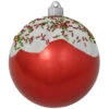 2ct Red And White Candy Sprinkles Shatterproof Matte Christmas Ball Ornaments 6" (150mm) -Optimal Christmas Shop dcki kbx73002 2 1 47236.1667654857