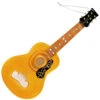 3.75" Yellow And Black Acoustic Guitar Figurine Christmas Ornament
