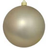 Matte Silver Shatterproof Christmas Ball Ornament 8" (200mm) -Optimal Christmas Shop dcki kbx80313 1 60258.1667570700