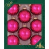 8ct Cabernet Pink Shiny Christmas Ball Ornaments 2.5" (67mm) -Optimal Christmas Shop dcki kbx90005 1 08690.1667573656
