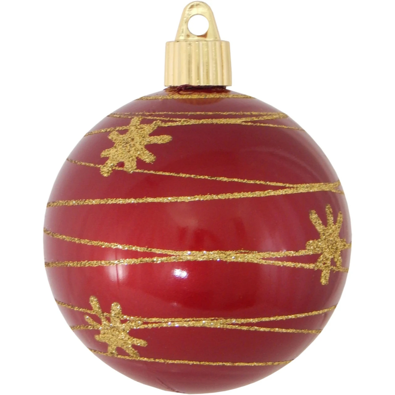4ct Candy Red Tangles And Flakes Shatterproof Shiny Christmas Ball Ornaments 3.25" (80mm) 3 4ct Candy Red Tangles And Flakes Shatterproof Shiny Christmas Ball Ornaments 3.25" (80mm)