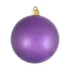 2ct Candy Crocus Purple Shatterproof Shiny Christmas Ball Ornaments 6" (150mm) -Optimal Christmas Shop dcki kbx90289 2 1 10064.1667661613