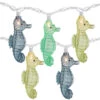 10 Count Blue And Green Seahorse Novelty String Lights, 6.5 Ft White Wire -Optimal Christmas Shop denniseast 12806 47258.1667536732