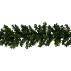 50' X 10" Pre-Lit Canadian Pine Commercial Artificial Christmas Garland, Clear Lights -Optimal Christmas Shop denniseast 70063 plug 59366.1683572096