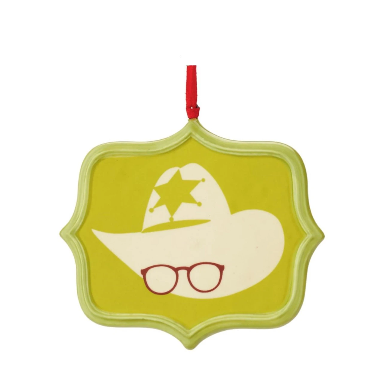 3.75" Yellow And White Story Air Rifle Sentiment Christmas Ornament 5 3.75" Yellow And White Story Air Rifle Sentiment Christmas Ornament - Image 3