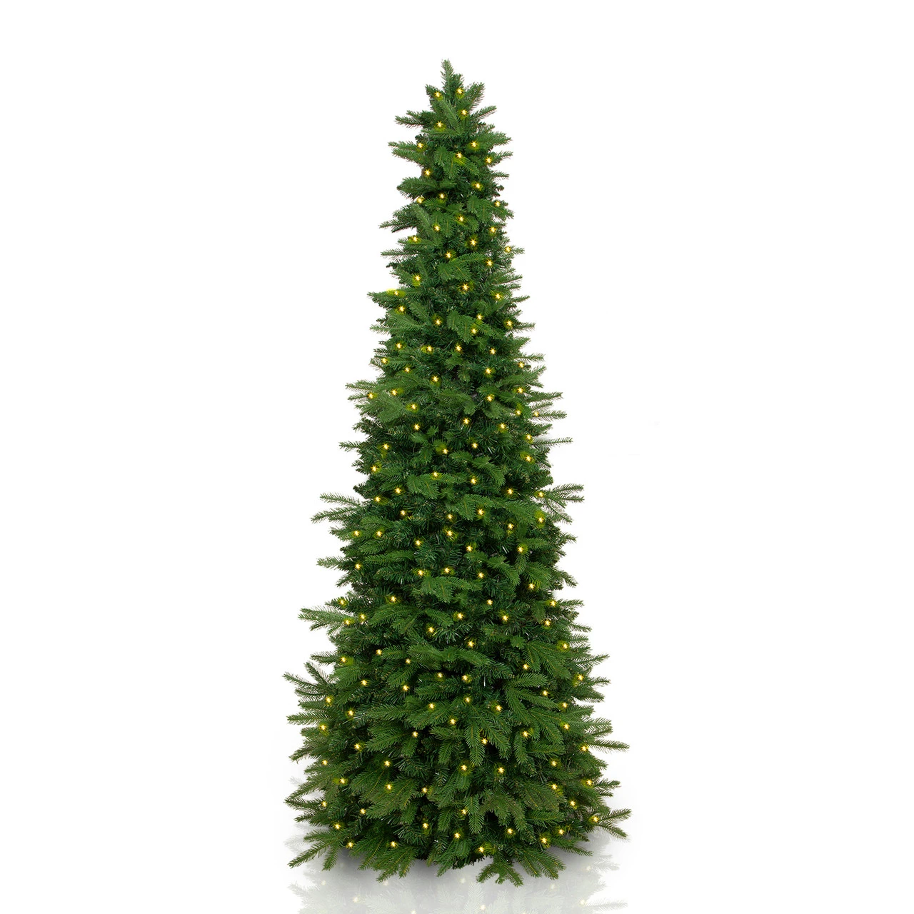 7.5' Pre-Lit Natural Artificial Christmas Tree – Warm White LED Lights 3 7.5' Pre-Lit Natural Artificial Christmas Tree – Warm White LED Lights