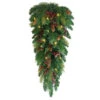 32" Pre-Lit Pine Artificial Christmas Teardrop Swag, Warm White And Multi LED Lights 2 32" Pre-Lit Pine Artificial Christmas Teardrop Swag, Warm White And Multi LED Lights -Optimal Christmas Shop dghh20cbtd32 1 57731.1682081408