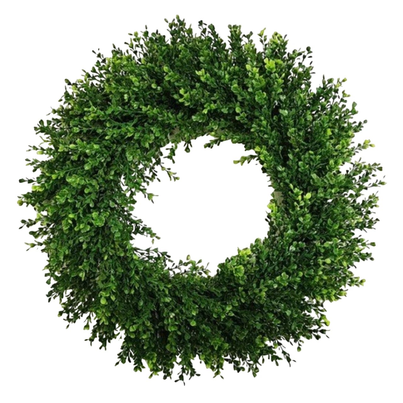 Boxwood Artificial Christmas Wreath, 16-Inch, Unlit 3 Boxwood Artificial Christmas Wreath, 16-Inch, Unlit
