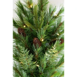 Pre-Lit Mountain Cypress Artificial Christmas Wreath, 30-Inch, LED Lights -Optimal Christmas Shop dghh20mcw30 06 56483.1682962170
