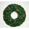 Pre-Lit Oregon Fir Artificial Christmas Wreath, 48-Inch, Warm White And Multi LED Lights -Optimal Christmas Shop dghh20ofw48 1 57096.1682081377