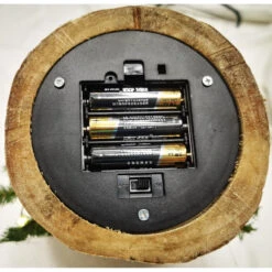 18" Pre-Lit Battery Operated Artificial DownSwept Mini Christmas Tree - Clear LED Lights -Optimal Christmas Shop dghh20wbt 18d 4 43028.1687468609